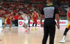 廖三宁想当然传球直接失误 对手抢断反击打停中国队